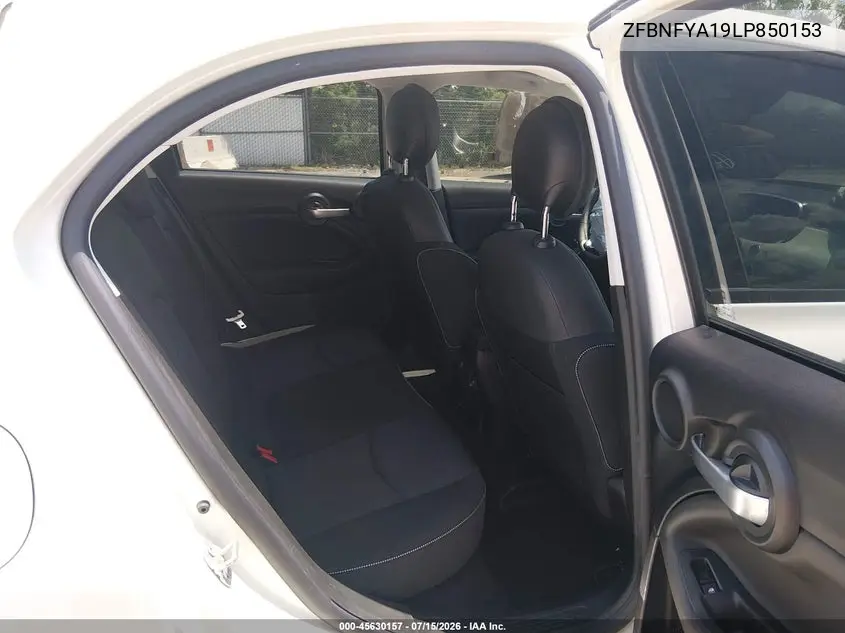2020 Fiat 500X Pop Awd VIN: ZFBNFYA19LP850153 Lot: 45630157