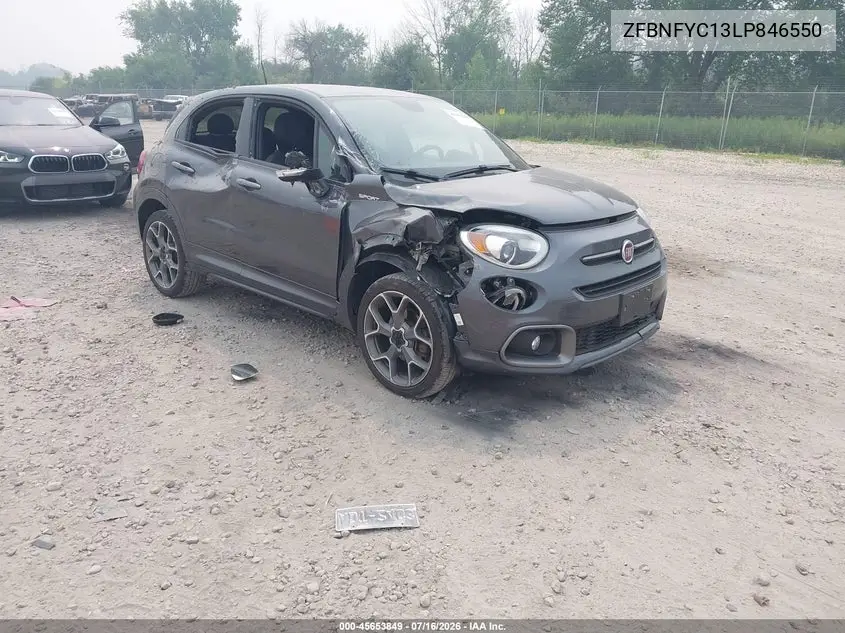 2020 Fiat 500X Sport Awd VIN: ZFBNFYC13LP846550 Lot: 45653849