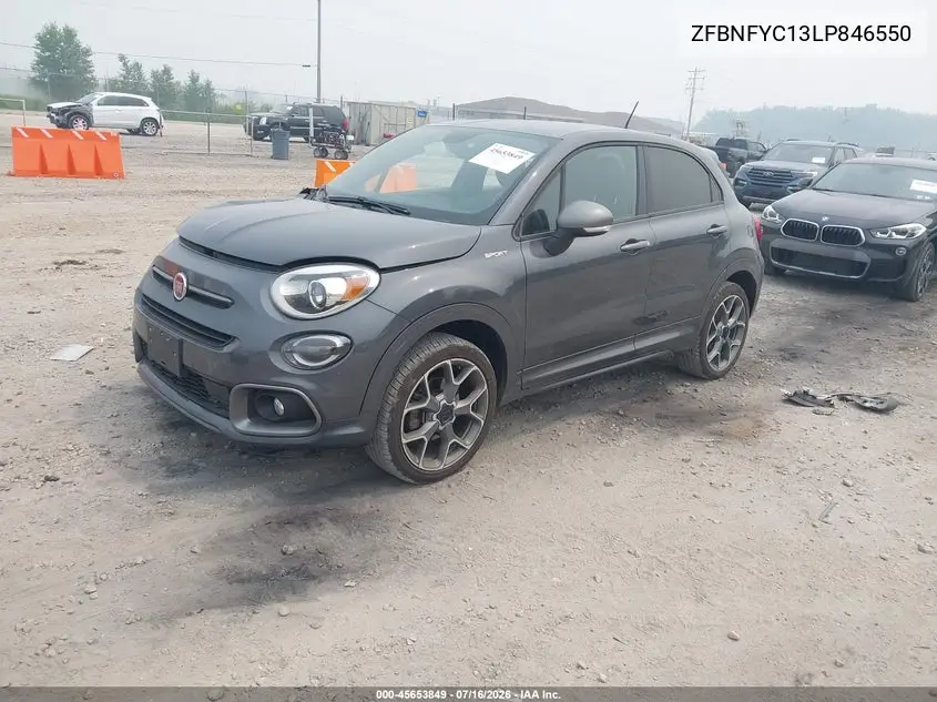 2020 Fiat 500X Sport Awd VIN: ZFBNFYC13LP846550 Lot: 45653849