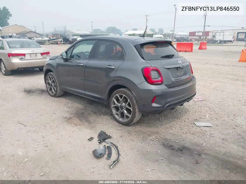 2020 Fiat 500X Sport Awd VIN: ZFBNFYC13LP846550 Lot: 45653849
