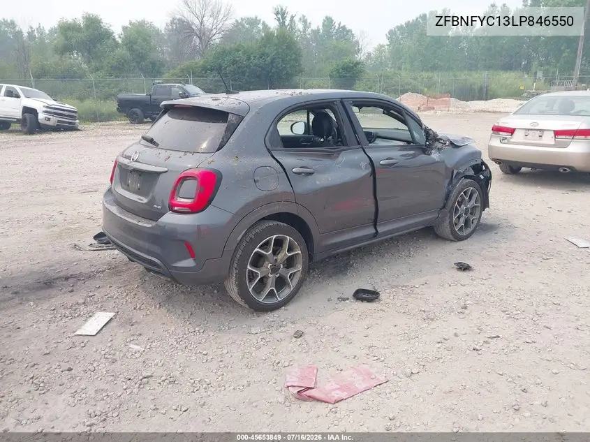 2020 Fiat 500X Sport Awd VIN: ZFBNFYC13LP846550 Lot: 45653849