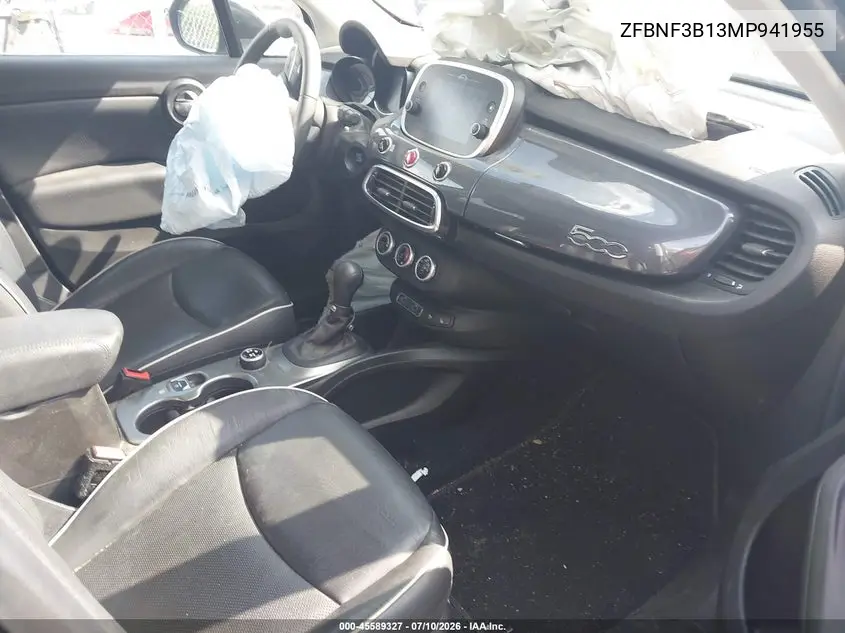 2021 Fiat 500X Trekking Awd VIN: ZFBNF3B13MP941955 Lot: 45589327
