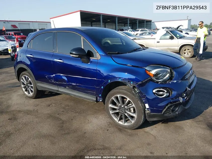 2023 Fiat 500X Pop Awd VIN: ZFBNF3B11PPA29543 Lot: 44936588
