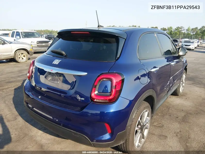 2023 Fiat 500X Pop Awd VIN: ZFBNF3B11PPA29543 Lot: 44936588
