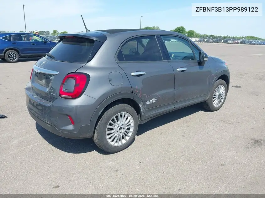 2023 Fiat 500X Pop Awd VIN: ZFBNF3B13PP989122 Lot: 45242000