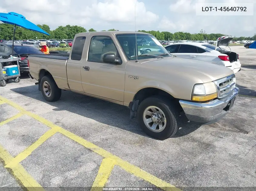 2000 Ford Ranger Xl/Xlt VIN: 1FTYR14VXYTA91695 Lot: 45640792