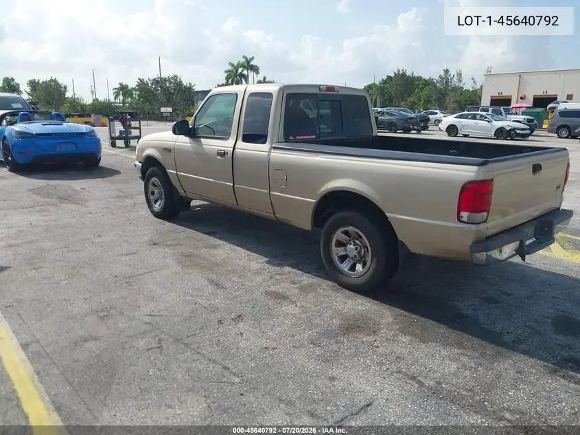 2000 Ford Ranger Xl/Xlt VIN: 1FTYR14VXYTA91695 Lot: 45640792