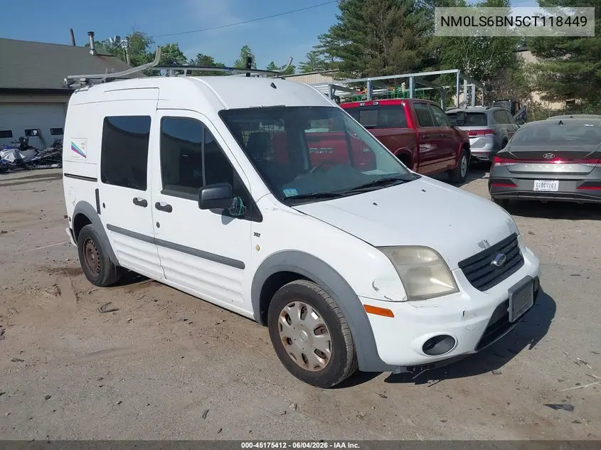 2012 Ford Transit Connect Xlt VIN: NM0LS6BN5CT118449 Lot: 45175412