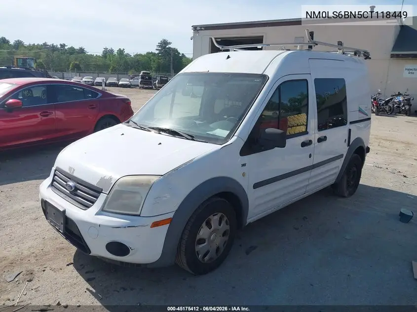 2012 Ford Transit Connect Xlt VIN: NM0LS6BN5CT118449 Lot: 45175412