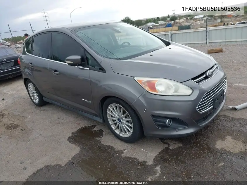 2013 Ford C-Max Hybrid Sel VIN: 1FADP5BU5DL505536 Lot: 45290499