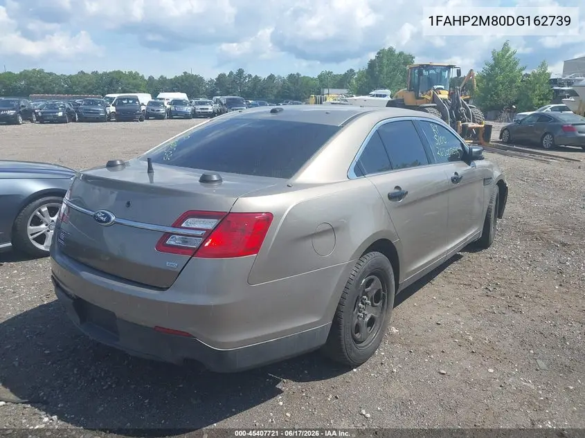 2013 Ford Police Interceptor VIN: 1FAHP2M80DG162739 Lot: 45407721