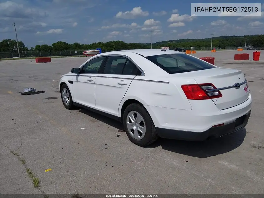 2014 Ford Police Interceptor VIN: 1FAHP2MT5EG172513 Lot: 45183556