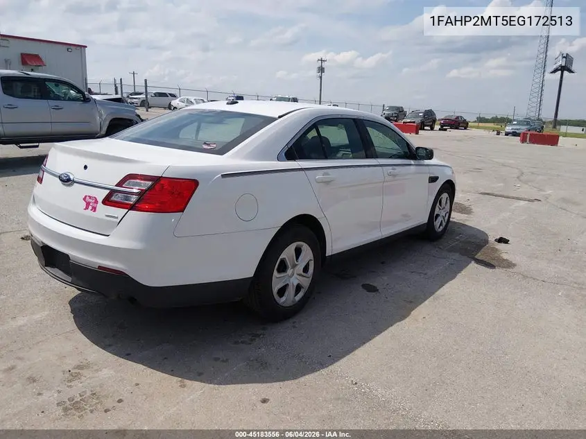 2014 Ford Police Interceptor VIN: 1FAHP2MT5EG172513 Lot: 45183556