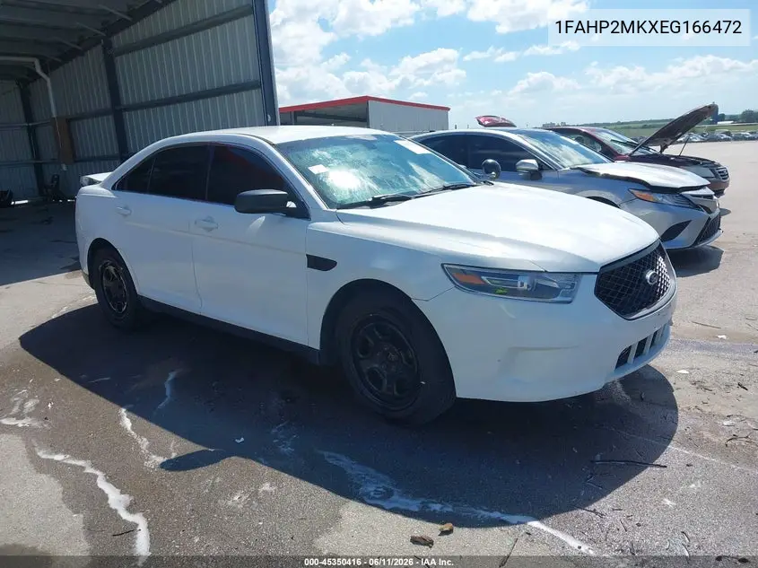 2014 Ford Police Interceptor VIN: 1FAHP2MKXEG166472 Lot: 45350416