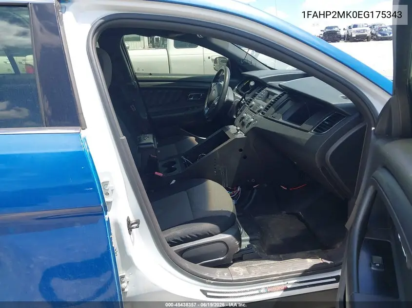 2014 Ford Police Interceptor VIN: 1FAHP2MK0EG175343 Lot: 45438357
