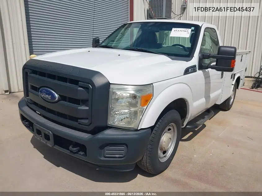 2015 Ford F-250 Xl VIN: 1FDBF2A61FED45437 Lot: 45331565