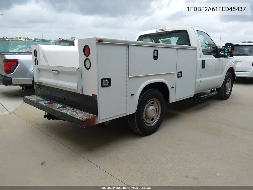 2015 Ford F-250 Xl VIN: 1FDBF2A61FED45437 Lot: 45331565