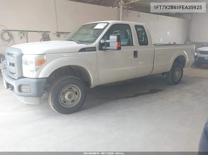 2015 Ford F-250 Xl VIN: 1FT7X2B61FEA35925 Lot: 45349010