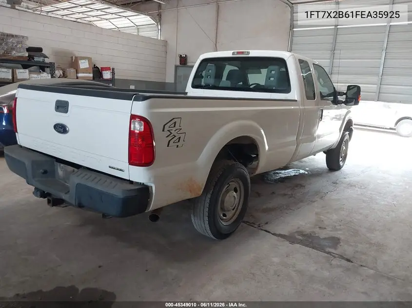 2015 Ford F-250 Xl VIN: 1FT7X2B61FEA35925 Lot: 45349010