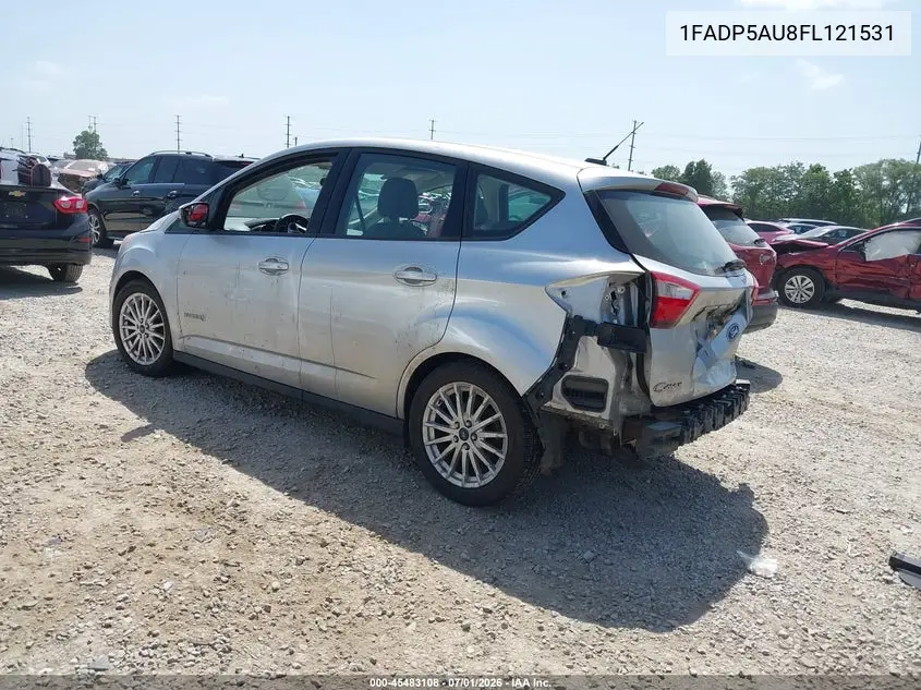 2015 Ford C-Max Hybrid Se VIN: 1FADP5AU8FL121531 Lot: 45483108