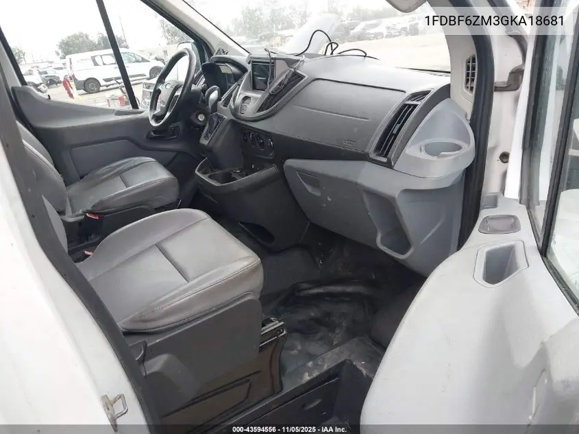 1FDBF6ZM3GKA18681 2016 Ford Transit-350 Cab