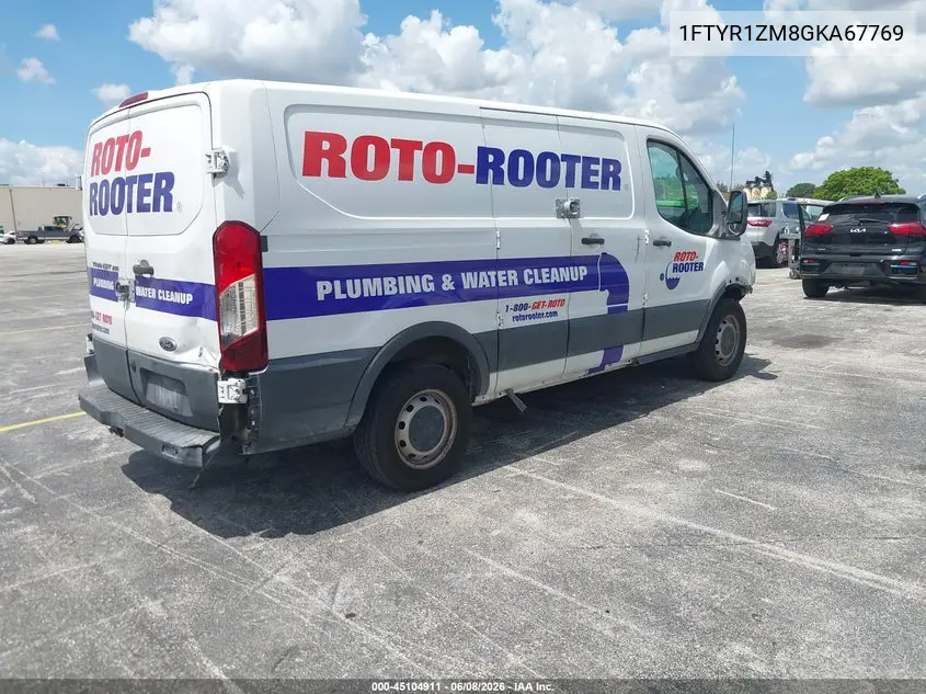 2016 Ford Transit-250 VIN: 1FTYR1ZM8GKA67769 Lot: 45104911