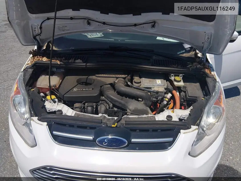 2016 Ford C-Max Hybrid Se VIN: 1FADP5AUXGL116249 Lot: 45159028