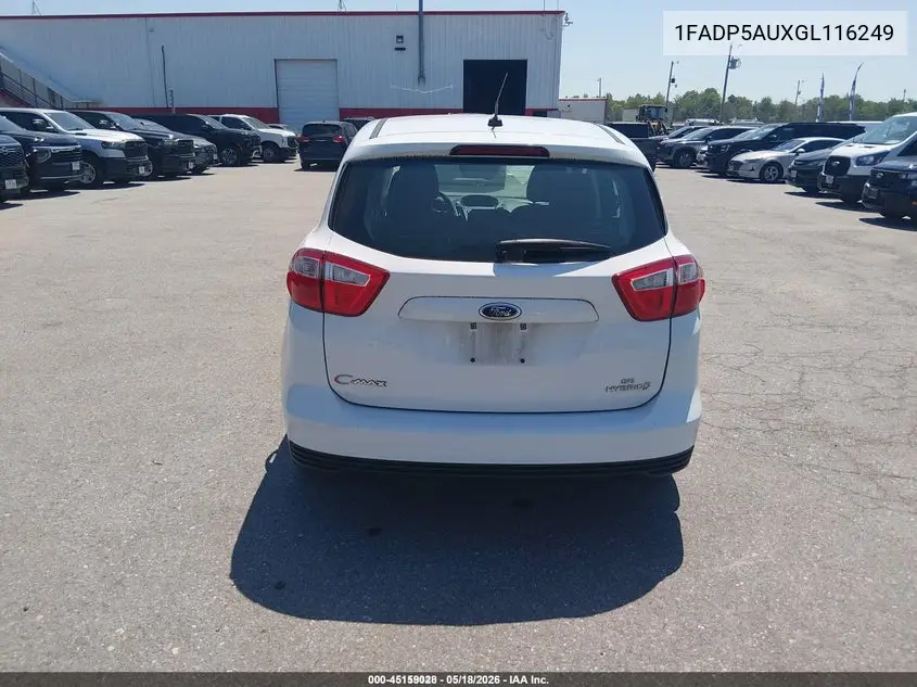 2016 Ford C-Max Hybrid Se VIN: 1FADP5AUXGL116249 Lot: 45159028