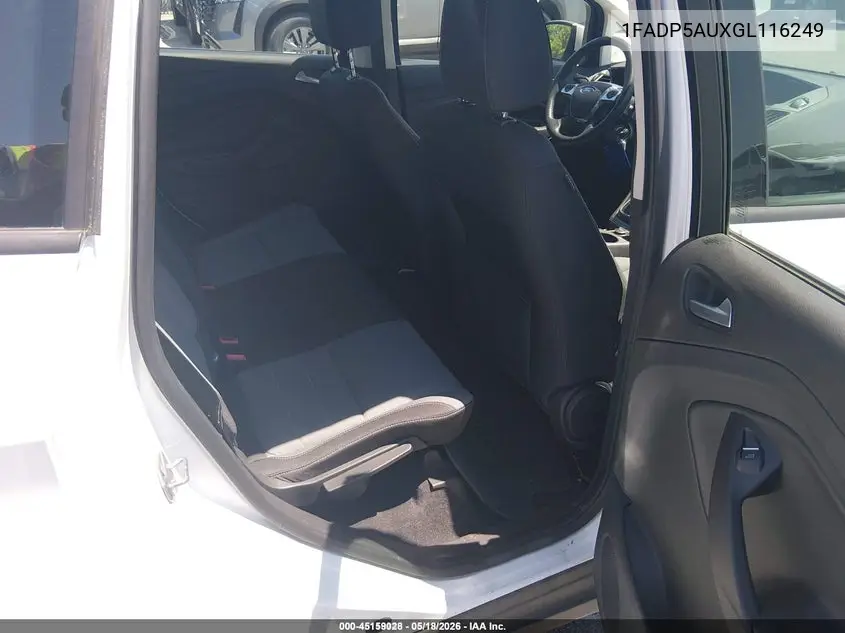2016 Ford C-Max Hybrid Se VIN: 1FADP5AUXGL116249 Lot: 45159028