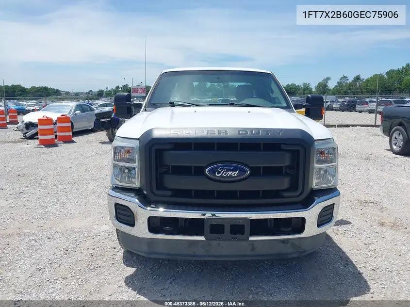 2016 Ford F-250 Xl VIN: 1FT7X2B60GEC75906 Lot: 45373385