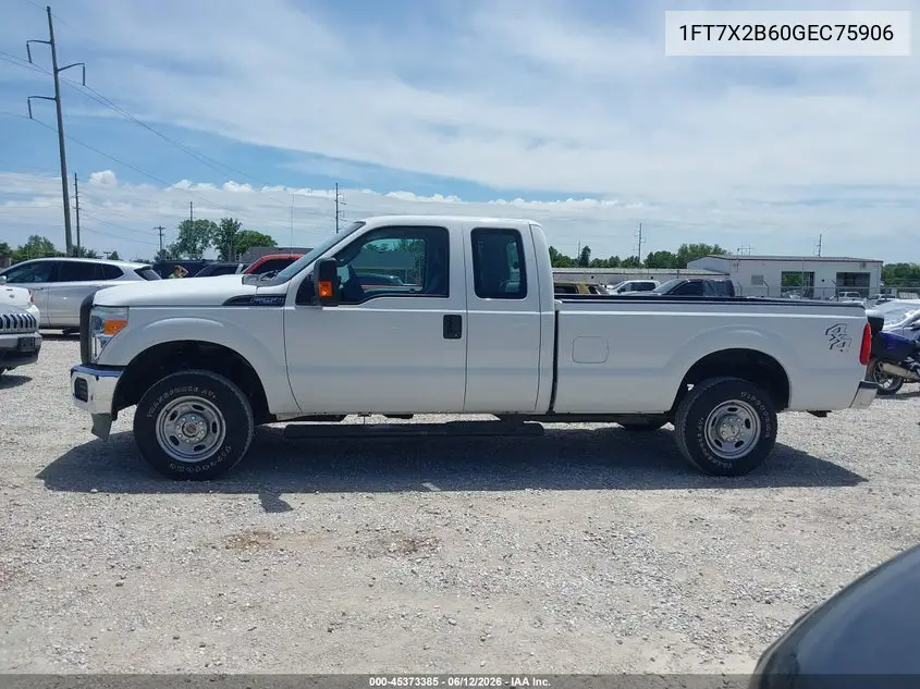2016 Ford F-250 Xl VIN: 1FT7X2B60GEC75906 Lot: 45373385