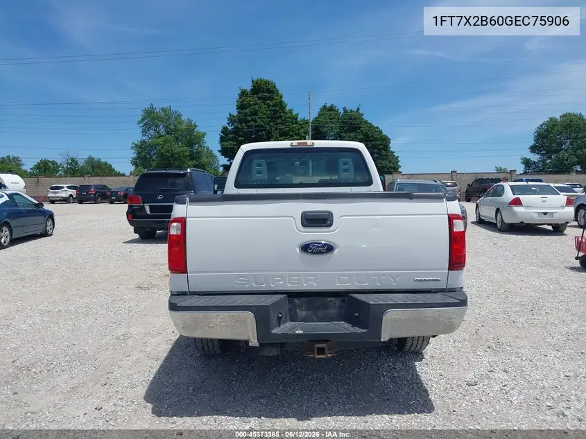 2016 Ford F-250 Xl VIN: 1FT7X2B60GEC75906 Lot: 45373385