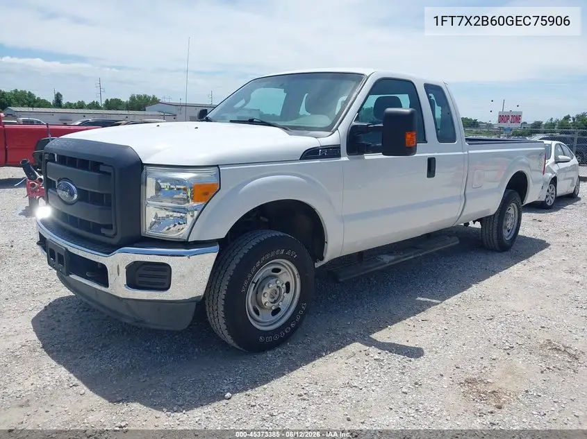 2016 Ford F-250 Xl VIN: 1FT7X2B60GEC75906 Lot: 45373385