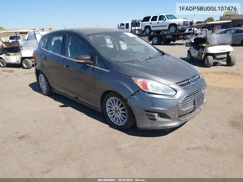 2016 Ford C-Max Hybrid Sel VIN: 1FADP5BU0GL107476 Lot: 45460981