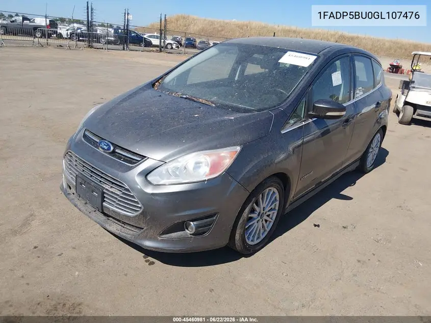 2016 Ford C-Max Hybrid Sel VIN: 1FADP5BU0GL107476 Lot: 45460981
