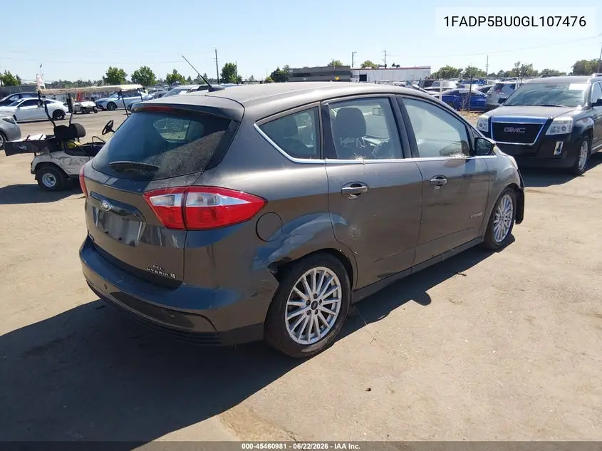 2016 Ford C-Max Hybrid Sel VIN: 1FADP5BU0GL107476 Lot: 45460981
