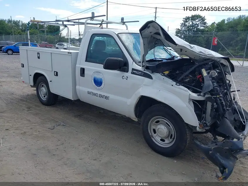 2016 Ford F-250 Xl VIN: 1FDBF2A65GEC86653 Lot: 45587223