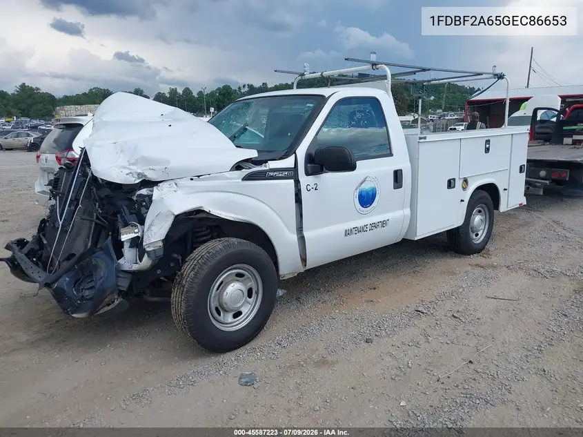2016 Ford F-250 Xl VIN: 1FDBF2A65GEC86653 Lot: 45587223