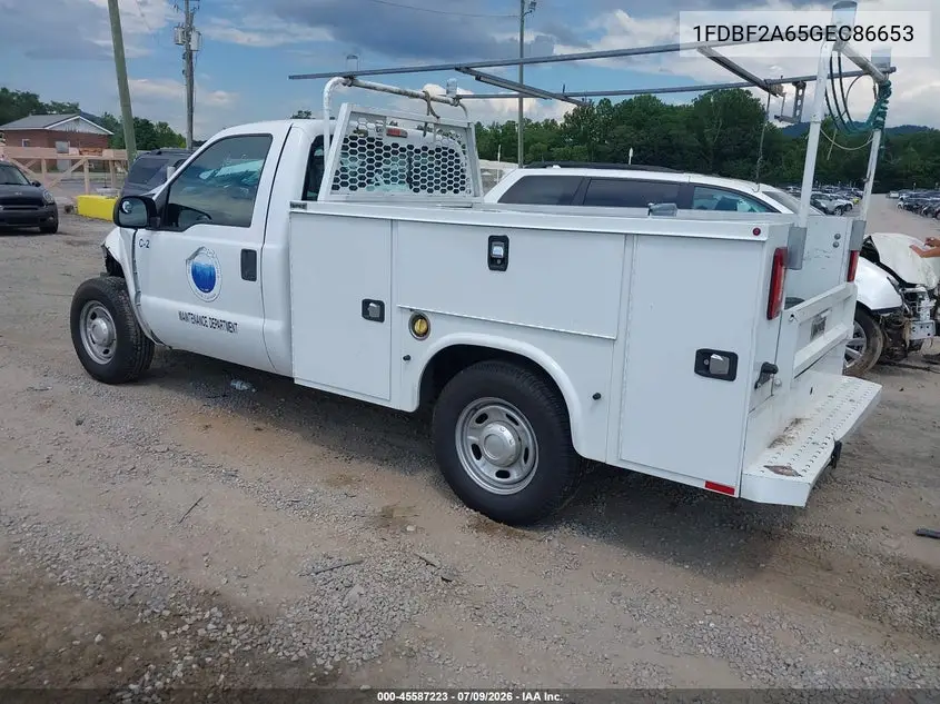 2016 Ford F-250 Xl VIN: 1FDBF2A65GEC86653 Lot: 45587223