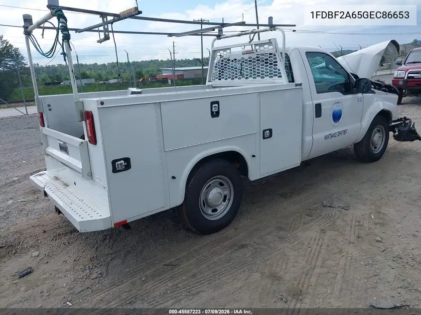 2016 Ford F-250 Xl VIN: 1FDBF2A65GEC86653 Lot: 45587223