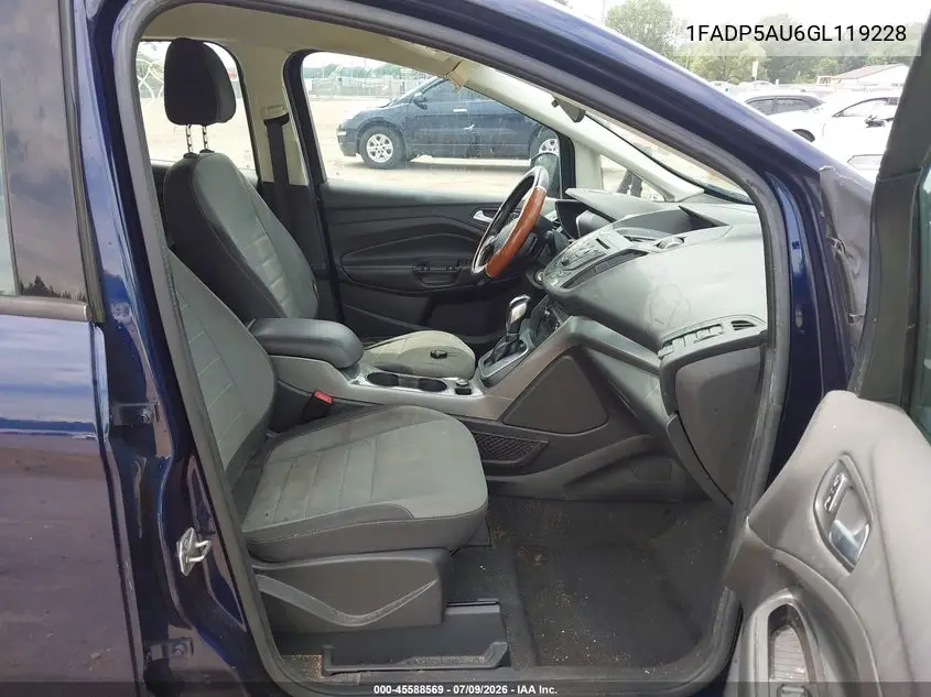 2016 Ford C-Max Hybrid Se VIN: 1FADP5AU6GL119228 Lot: 45588569