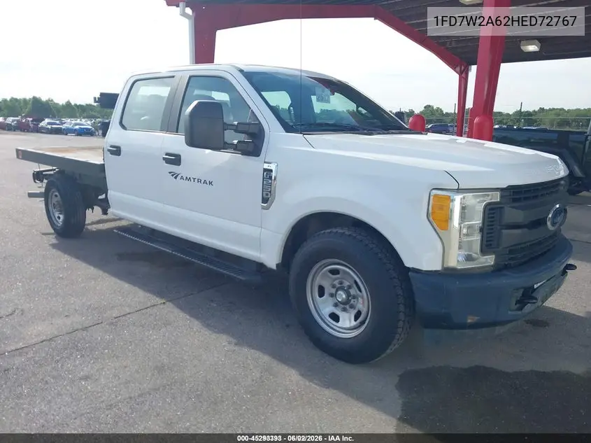 2017 Ford F-250 Xl VIN: 1FD7W2A62HED72767 Lot: 45293393