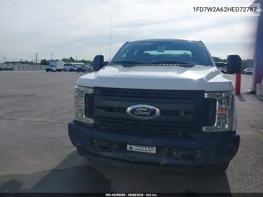 2017 Ford F-250 Xl VIN: 1FD7W2A62HED72767 Lot: 45293393