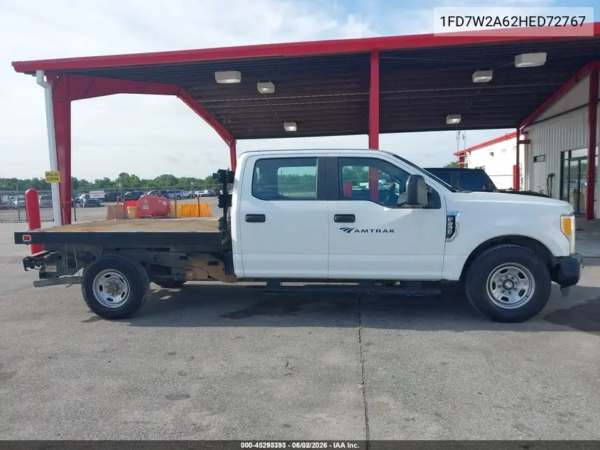 2017 Ford F-250 Xl VIN: 1FD7W2A62HED72767 Lot: 45293393