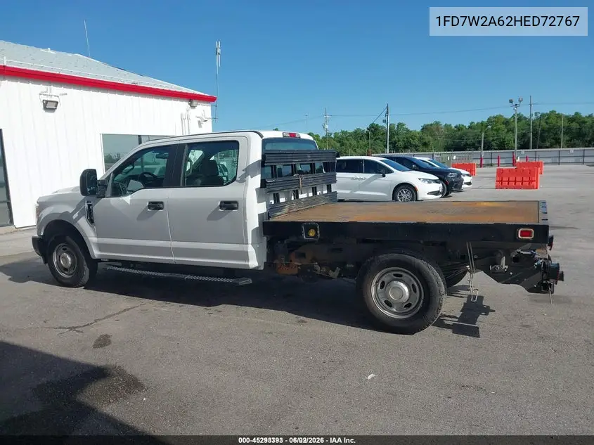 2017 Ford F-250 Xl VIN: 1FD7W2A62HED72767 Lot: 45293393