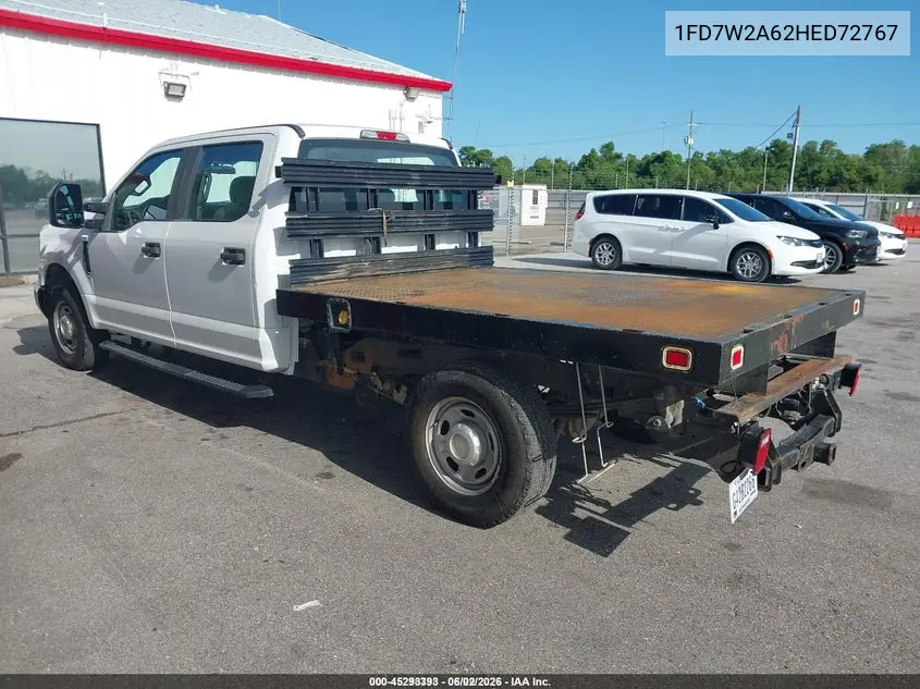 2017 Ford F-250 Xl VIN: 1FD7W2A62HED72767 Lot: 45293393