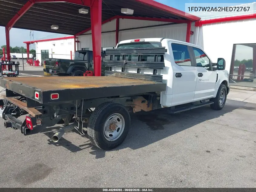 2017 Ford F-250 Xl VIN: 1FD7W2A62HED72767 Lot: 45293393