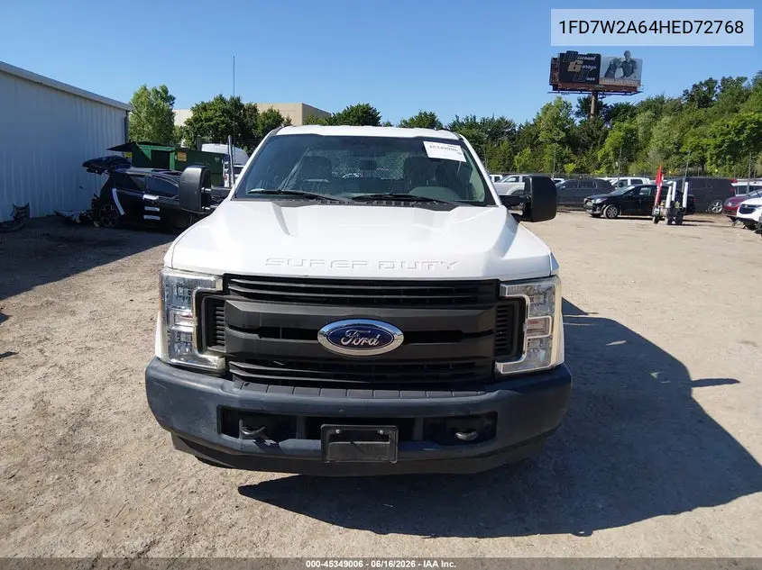 2017 Ford F-250 Xl VIN: 1FD7W2A64HED72768 Lot: 45349006