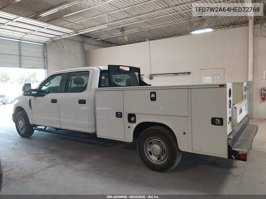 2017 Ford F-250 Xl VIN: 1FD7W2A64HED72768 Lot: 45349006