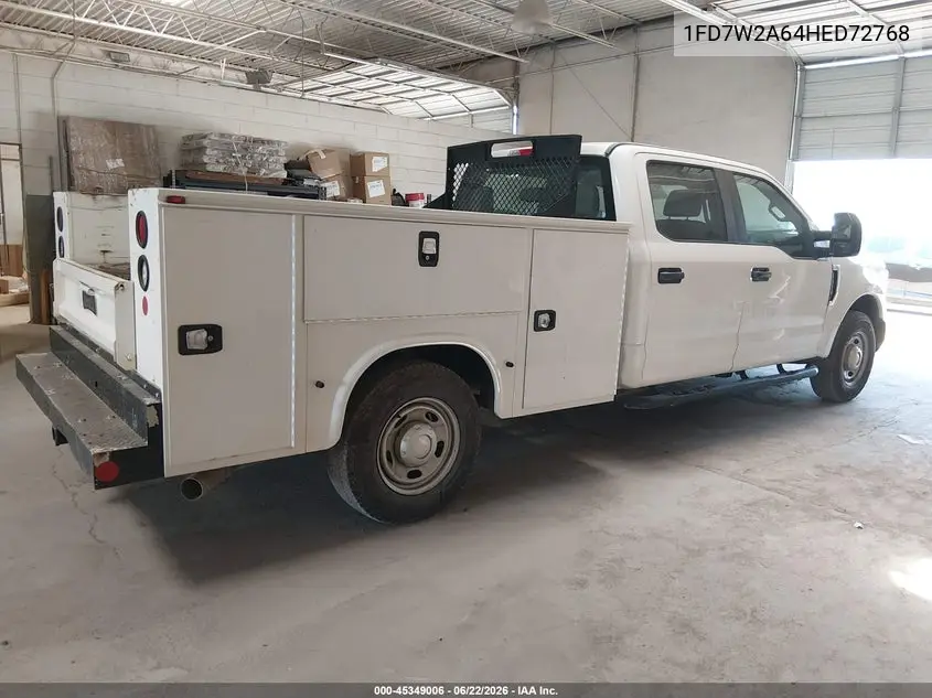 2017 Ford F-250 Xl VIN: 1FD7W2A64HED72768 Lot: 45349006